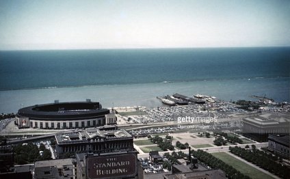 An aerial view of the Lake