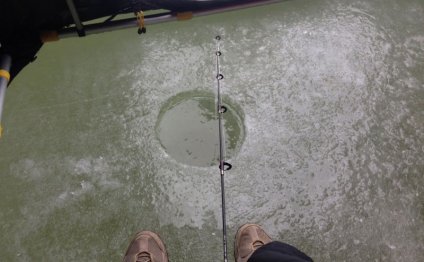 Ice Fishing on Lake Erie
