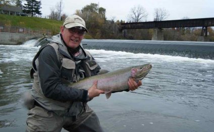 Andy with a Grand River