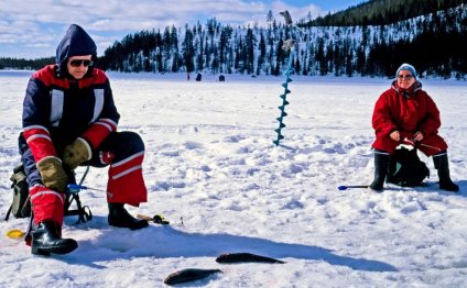 What is ice fishing?