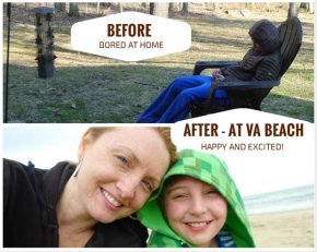 family vacation at VA Beach