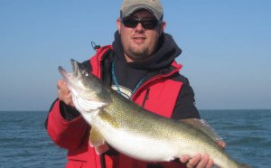 Big fish in Lake Erie