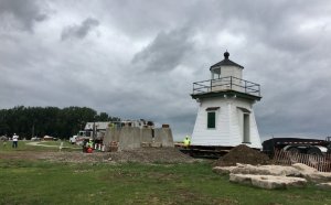 Where is the Ohio River Port Clinton?