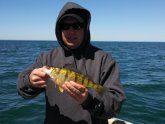 Perch fishing on Lake Erie