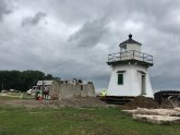 Where is the Ohio River Port Clinton?