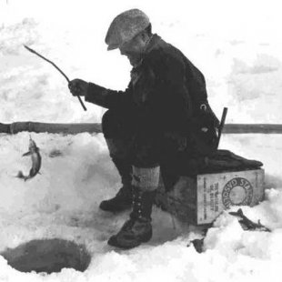 Vintage Ice Fishing